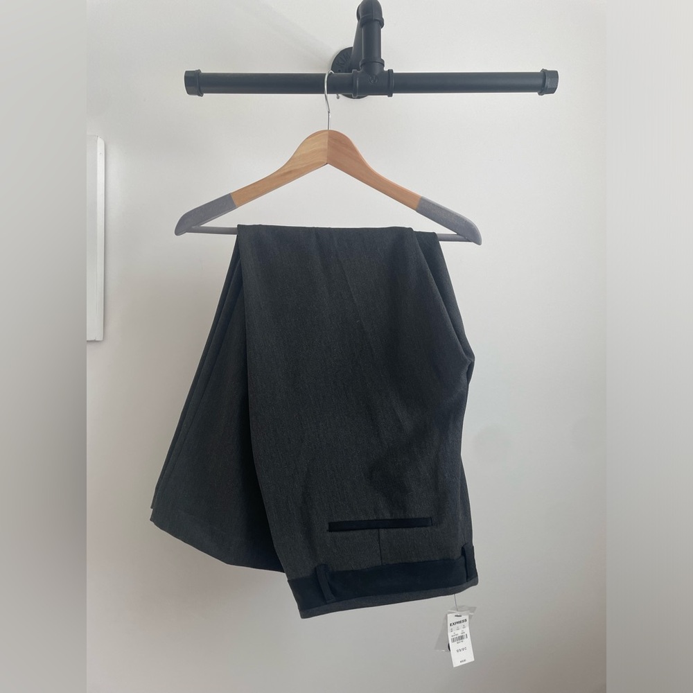 NWT Black / Charcoal Express Editor Pant